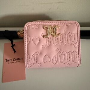 SOLD Juicy Couture Pink Quilted Wallet